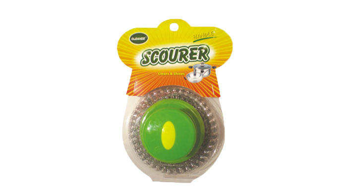 Galvanized scourer